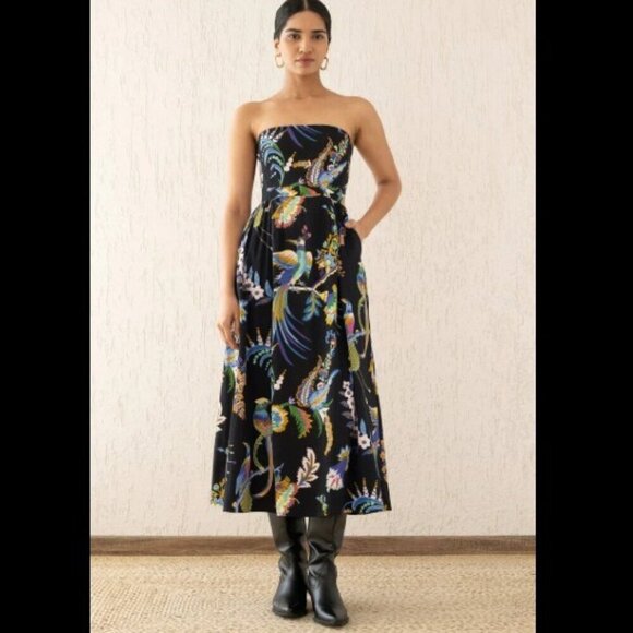 NWT Banjanan Simona Strapless Dress Mirage Size Small - Picture 1 of 16